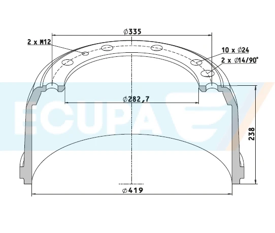 BR.10.21220183 21220183 DAF 1488714, ROR / Meritor 21220183, ROR / Meritor 21220183V, ROR / Meritor 21223852