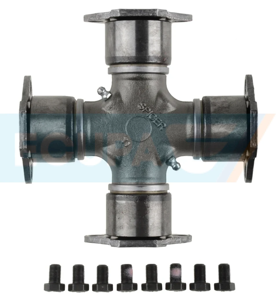 DF.1.5-280X 5-280X Bearing Cap Diameter (1) 1.938 IN, Bearing Plate (1) 6.094 IN, OEM Mfg Spicer, OEM Series 1710, Type BP Style, Bearing Cap Diameter (2) 1.938 IN, Bearing Plate (2) 6.094 IN, Grease Zerk Included Y, Grease Fitting Location Side of Cross, Greaseable Y, Bearing Cap Diameter A (mm) 49.225 MM, Bearing Cap Diameter B (mm) 49.225 MM, Bearing Cap Type A Bearing Plate, Bearing Cap Type B Bearing Plate, Hardware Included Y, Length A (In) 6.094 IN, Length A (mm) 154.787 MM, Length B (In) 6.094 IN, Length B (mm) 154.787 MM, Mounting Hardware Included Y, Material Steel, Distance Between Bolts (1) 2.437 IN, Distance Between Bolts (2) 2.437 IN, Bearing Cap Type Bearing Plate